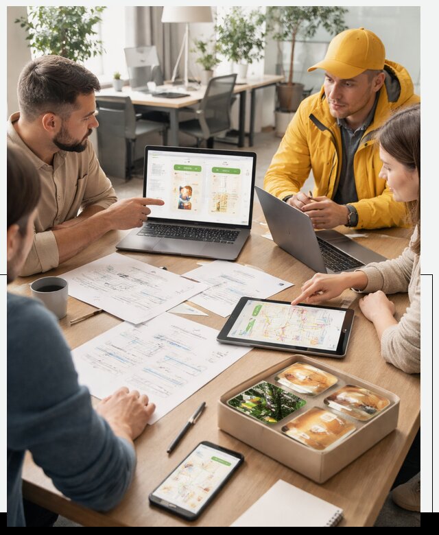 Разработка агрегатора доставки еды в Ульяновске от 15428 р., АвикейУлн