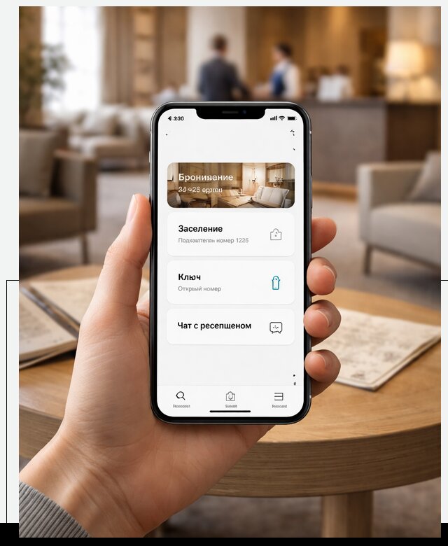 Мобильное приложение для гостей отеля в Ульяновске, управление сервисом